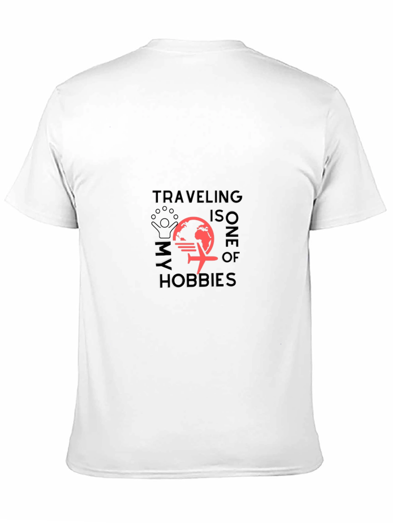 Travel Hobby T-Shirt - Black Graphic Tee