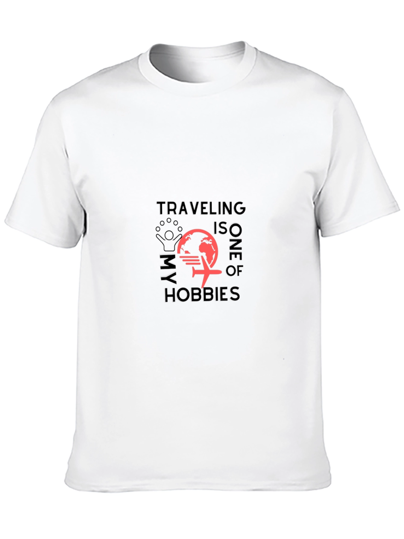 Travel Hobby T-Shirt - Black Graphic Tee