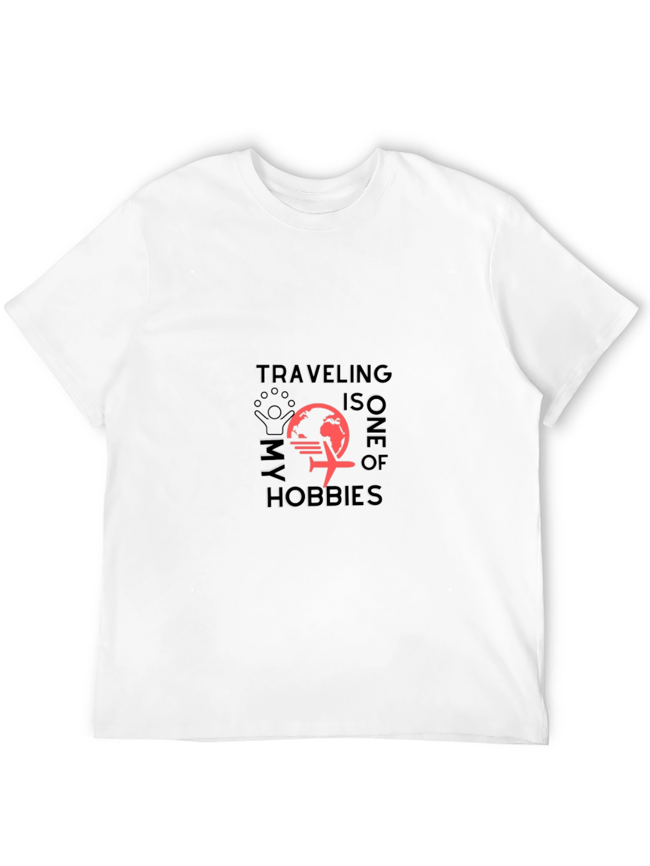Travel Hobby T-Shirt - Black Graphic Tee