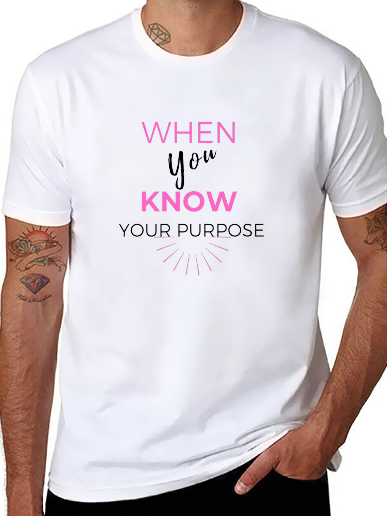 Purpose Driven Black T-Shirt
