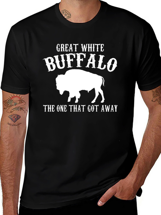 Great White Buffalo T-Shirt - The One That Got Away