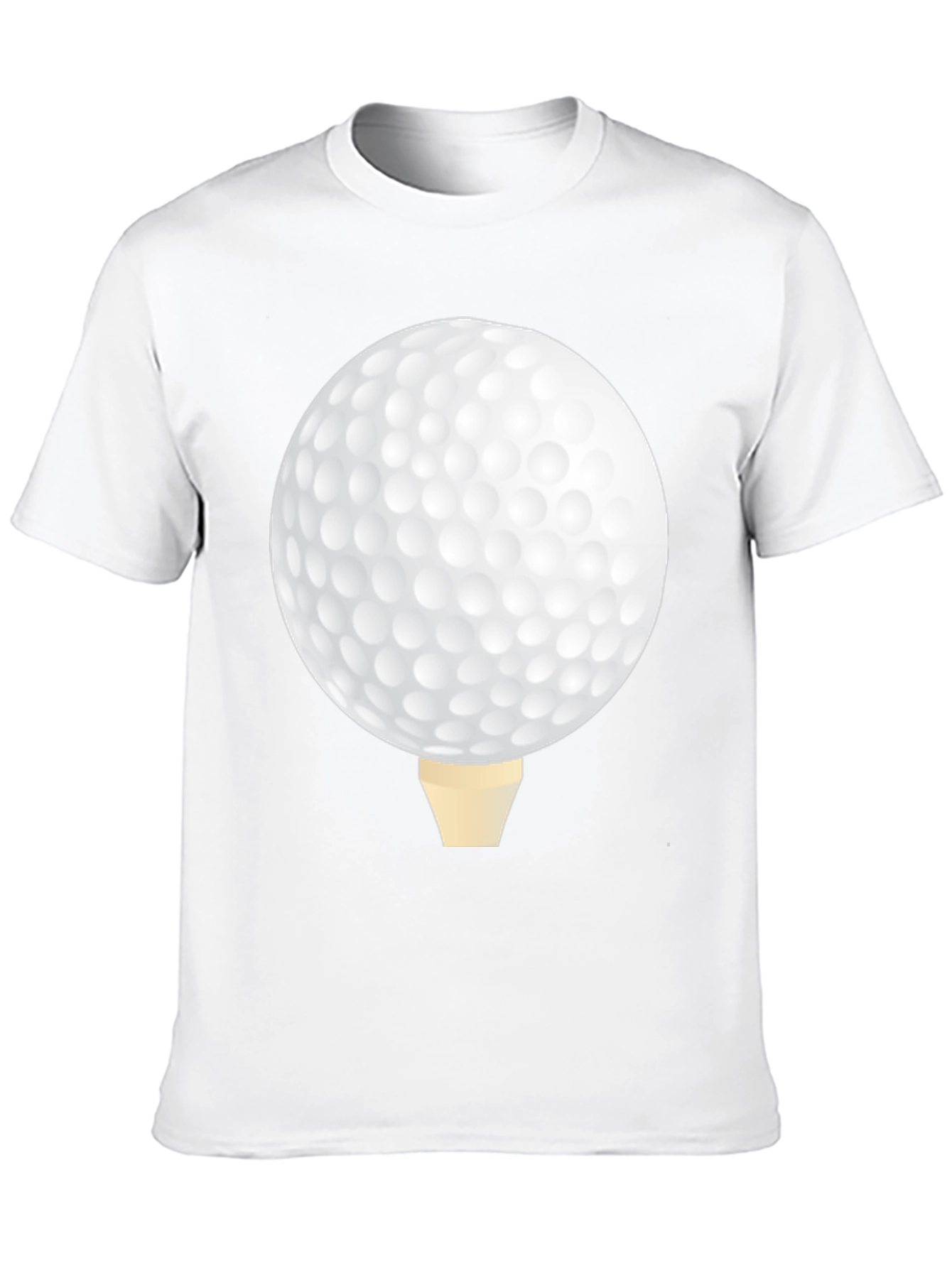 Golf Ball Tee Black T-Shirt