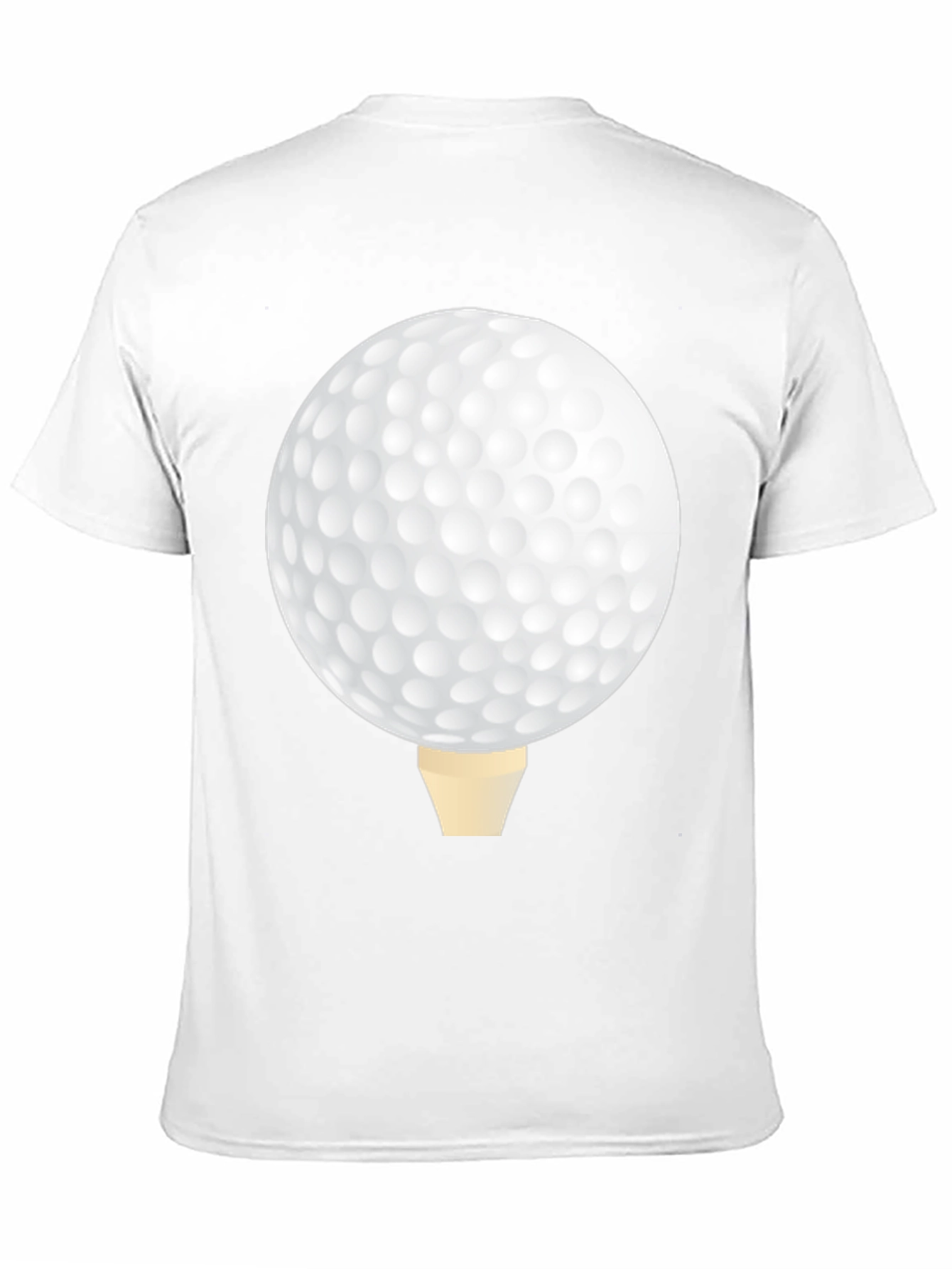 Golf Ball Tee Black T-Shirt