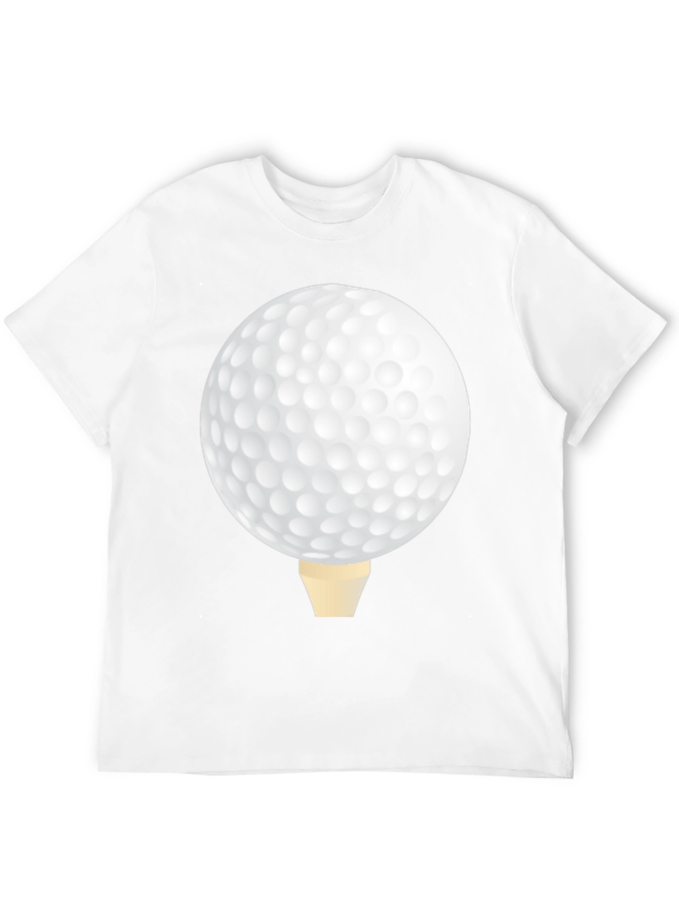 Golf Ball Tee Black T-Shirt