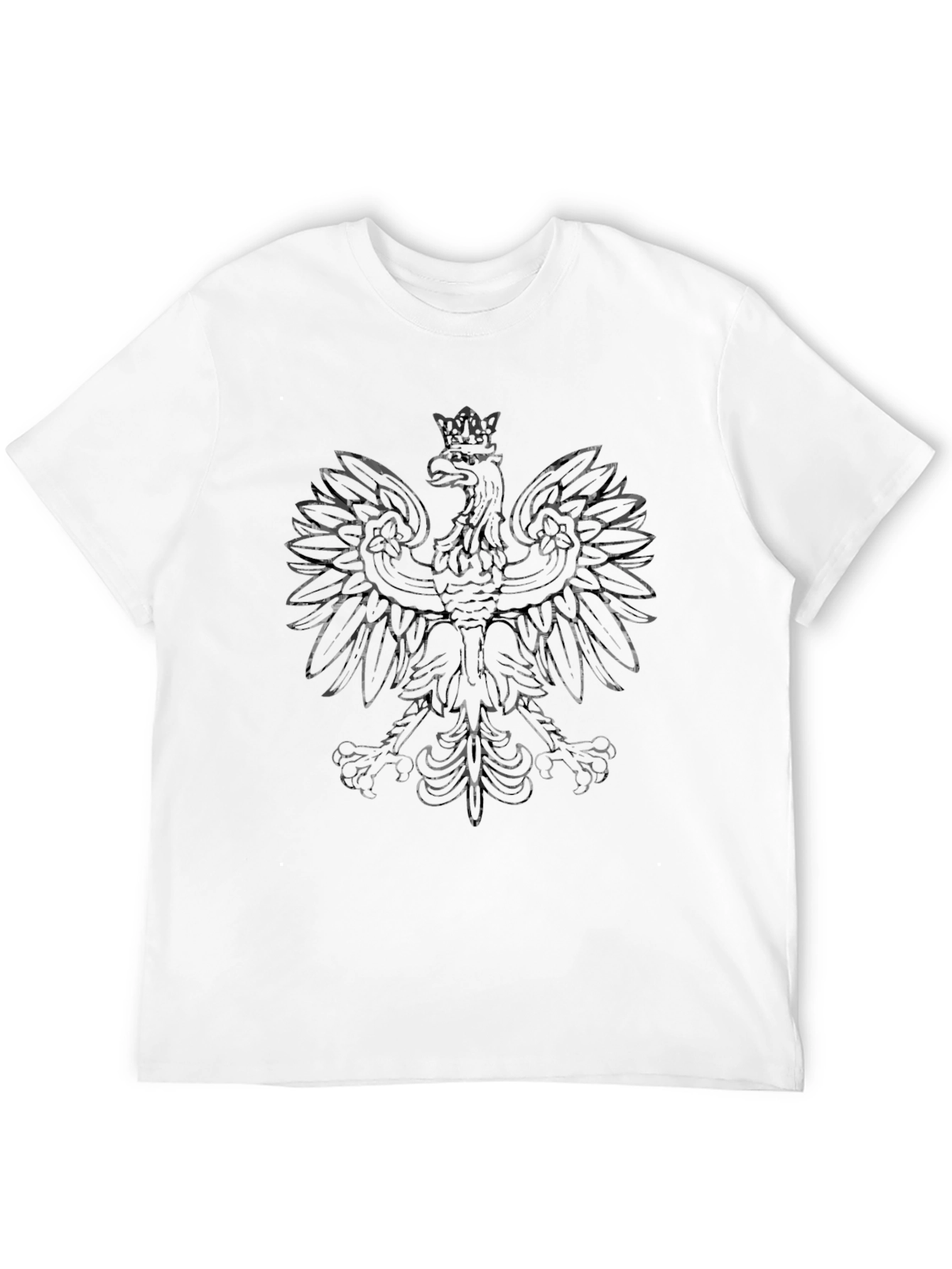 Polish Eagle Graphic Tee - Black