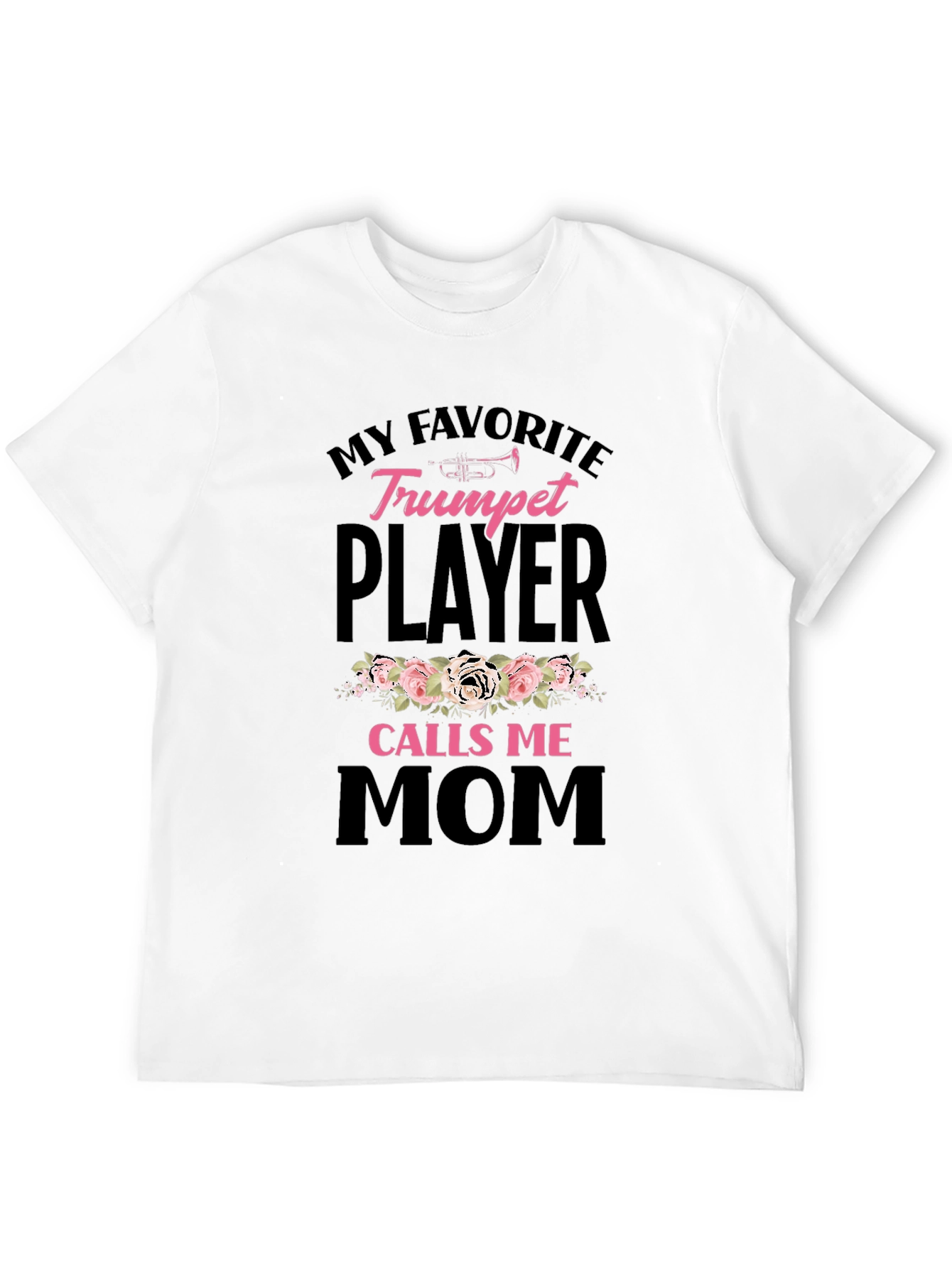 Trumpet Player Mom Graphic Tee