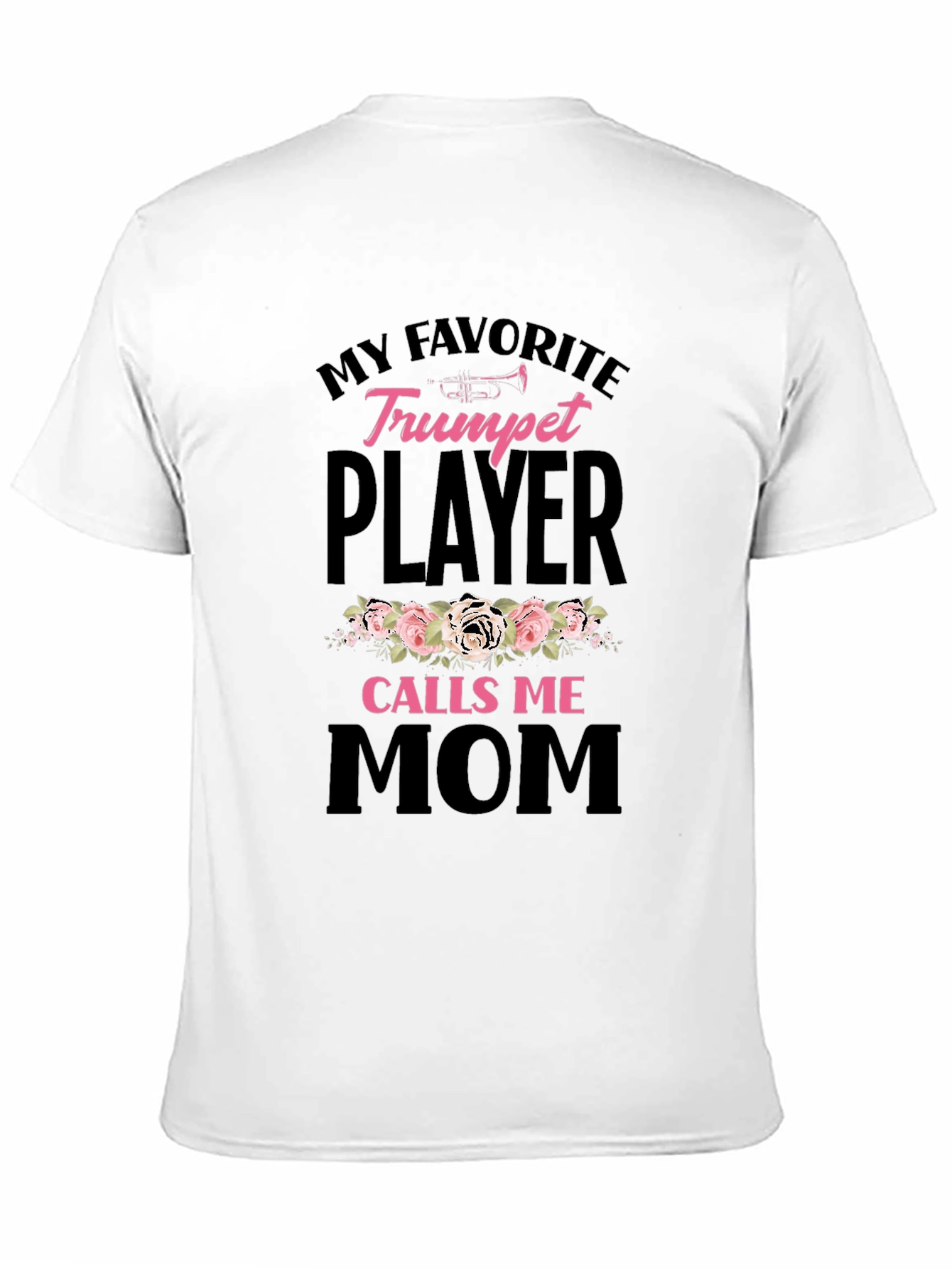 Trumpet Player Mom Graphic Tee