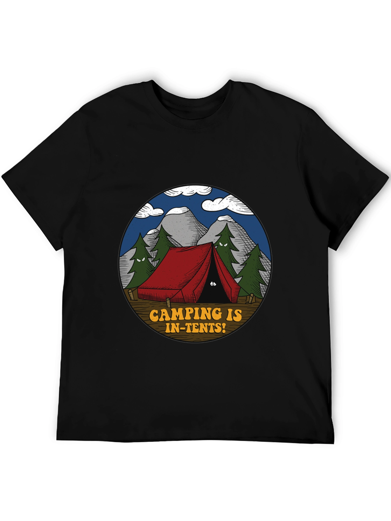 Camping Is In-Tents Graphic T-Shirt
