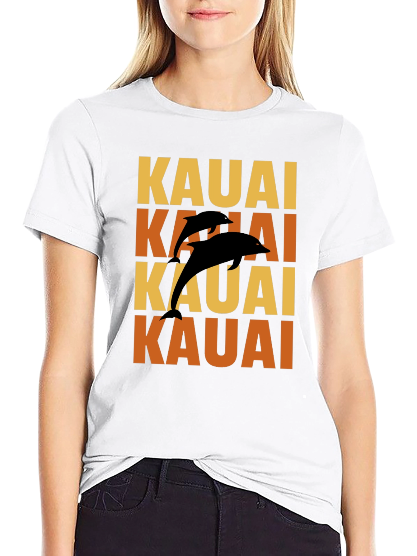 Kauai Dolphin Graphic T-Shirt