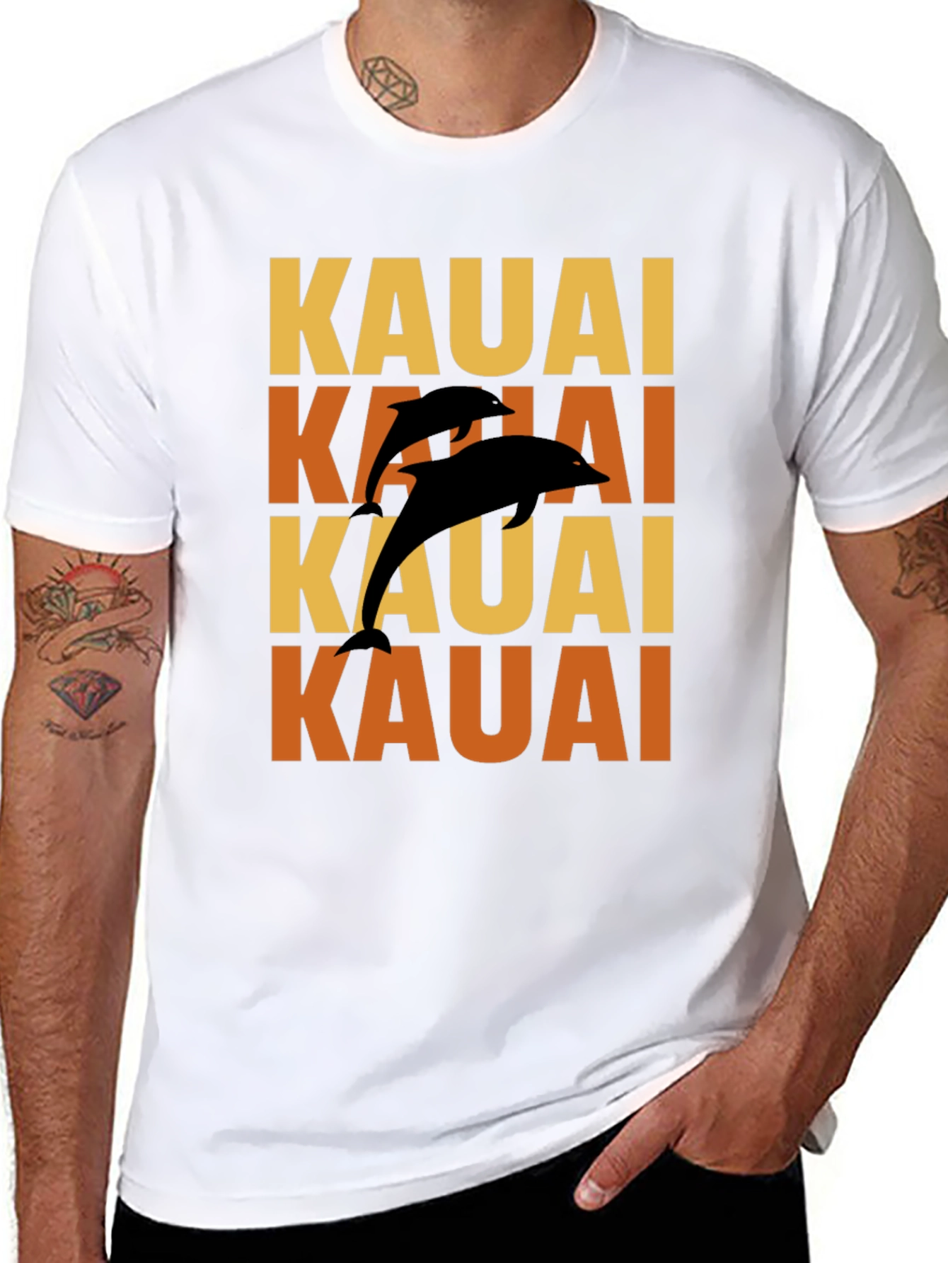 Kauai Dolphin Graphic T-Shirt