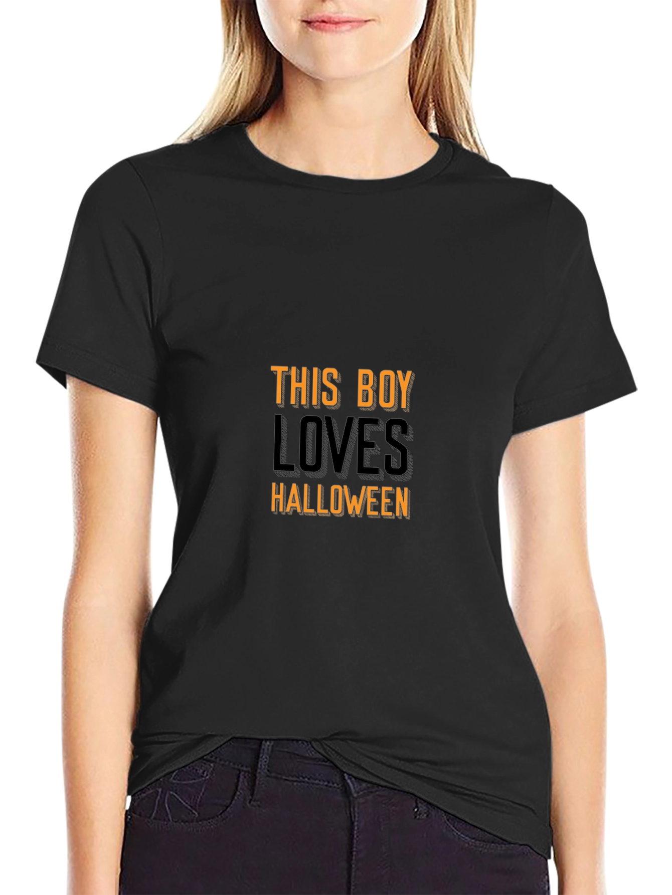 This Boy Loves Halloween Graphic Tee