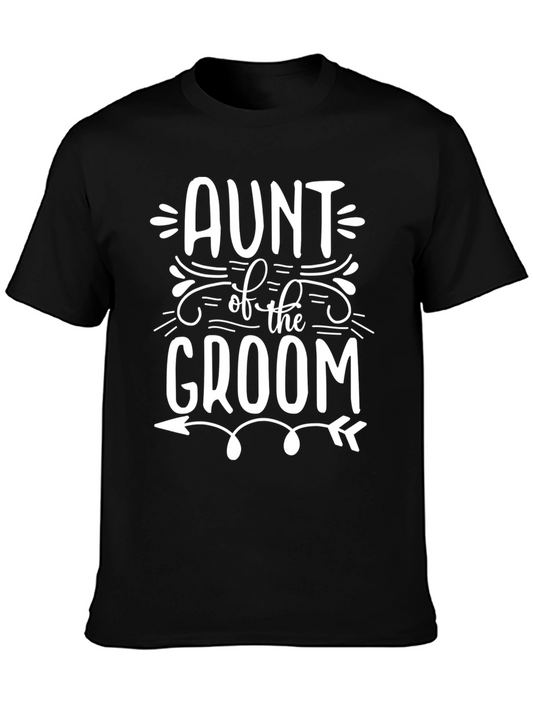 Aunt of the Groom T-Shirt - Wedding Party Tee
