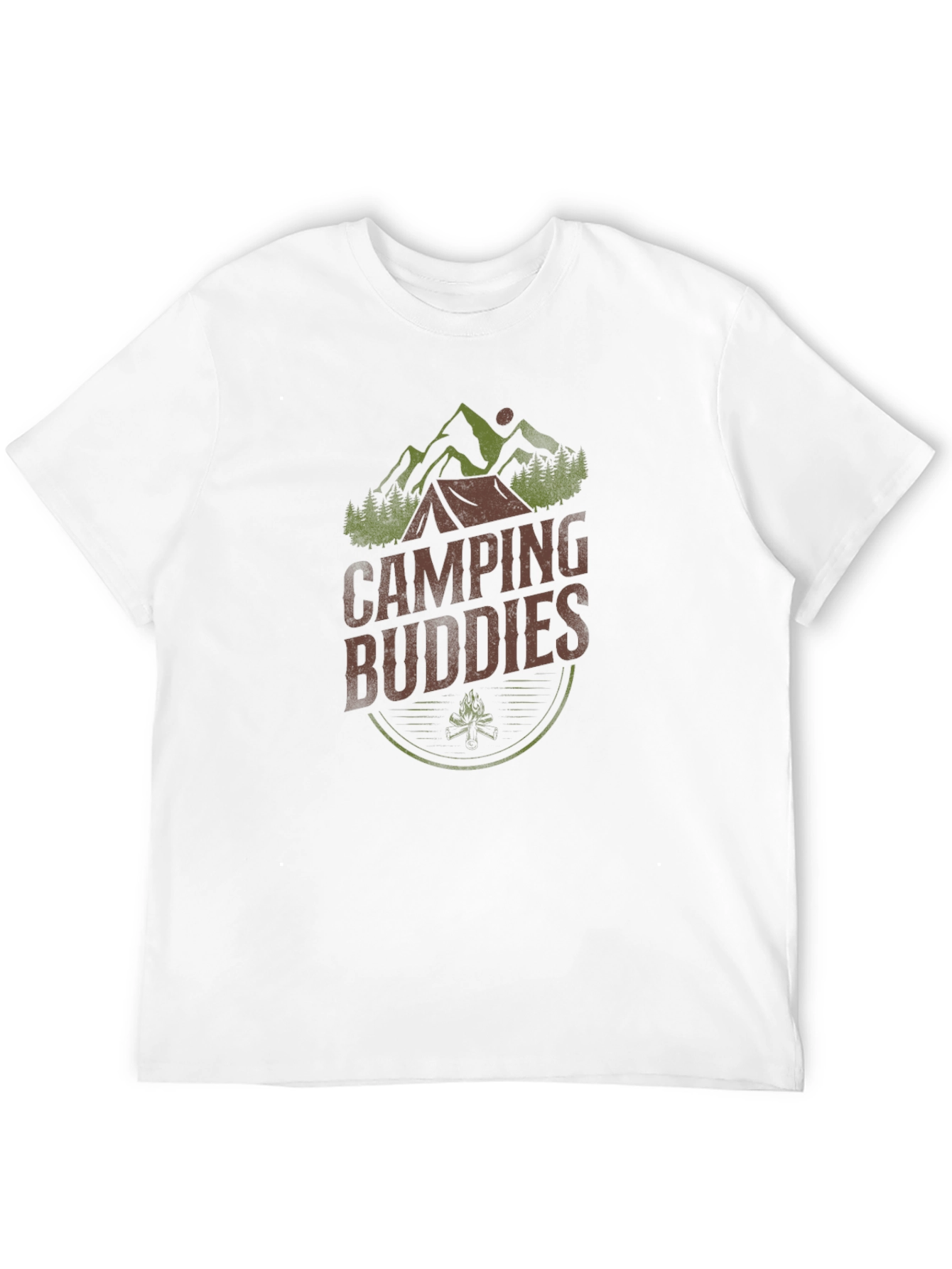 Camping Buddies Graphic Tee - Adventure Shirt