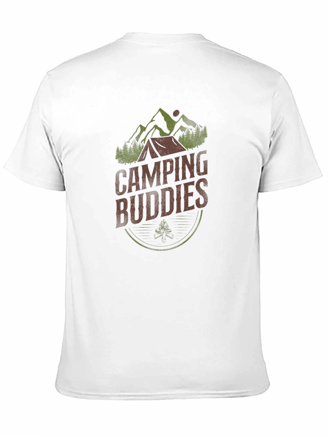 Camping Buddies Graphic Tee - Adventure Shirt
