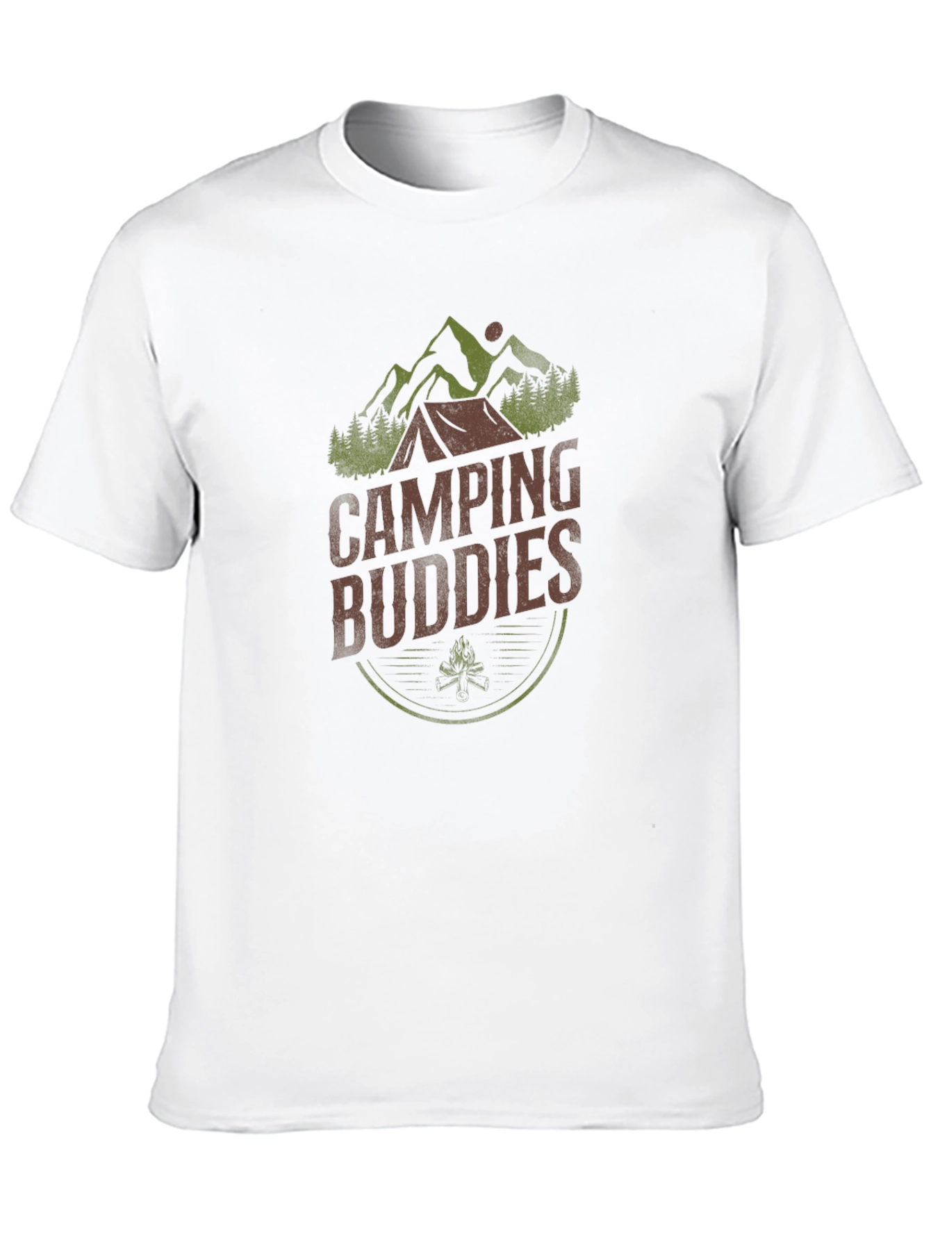Camping Buddies Graphic Tee - Adventure Shirt