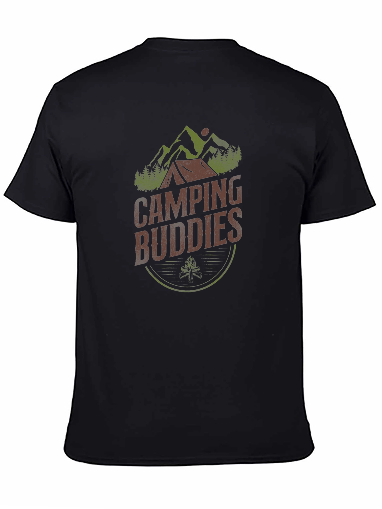 Camping Buddies Graphic Tee - Adventure Shirt