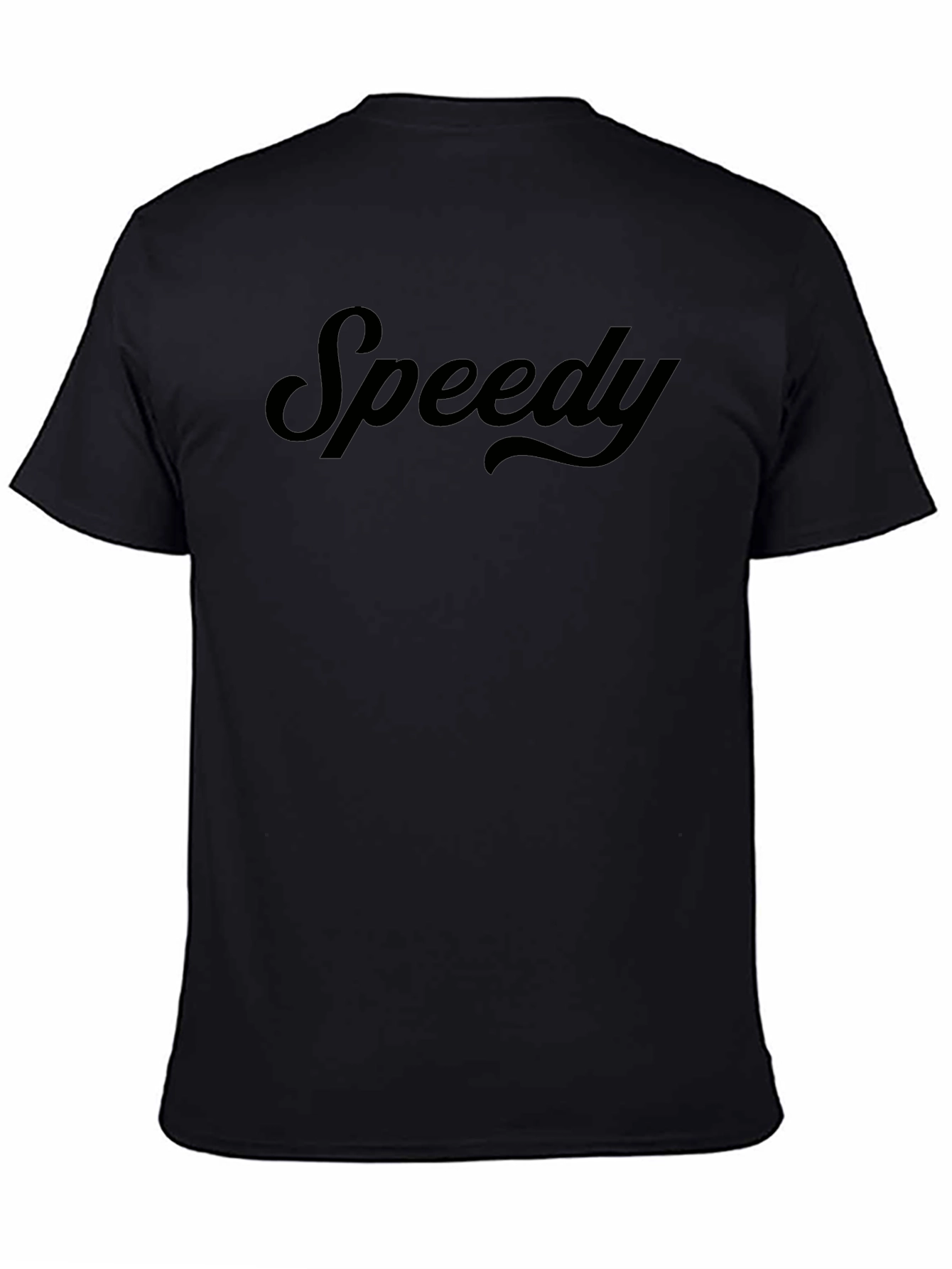 Speedy Graphic Tee - Premium Black Cotton T-Shirt