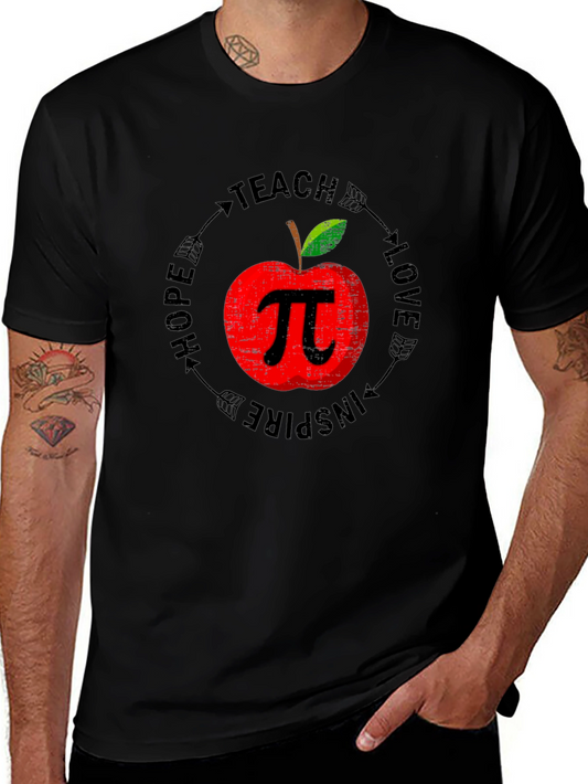 Teacher Apple Pi Graphic Tee
