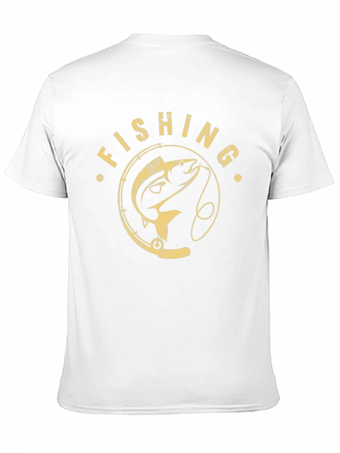 Fishing Graphic Print Mens T-Shirt