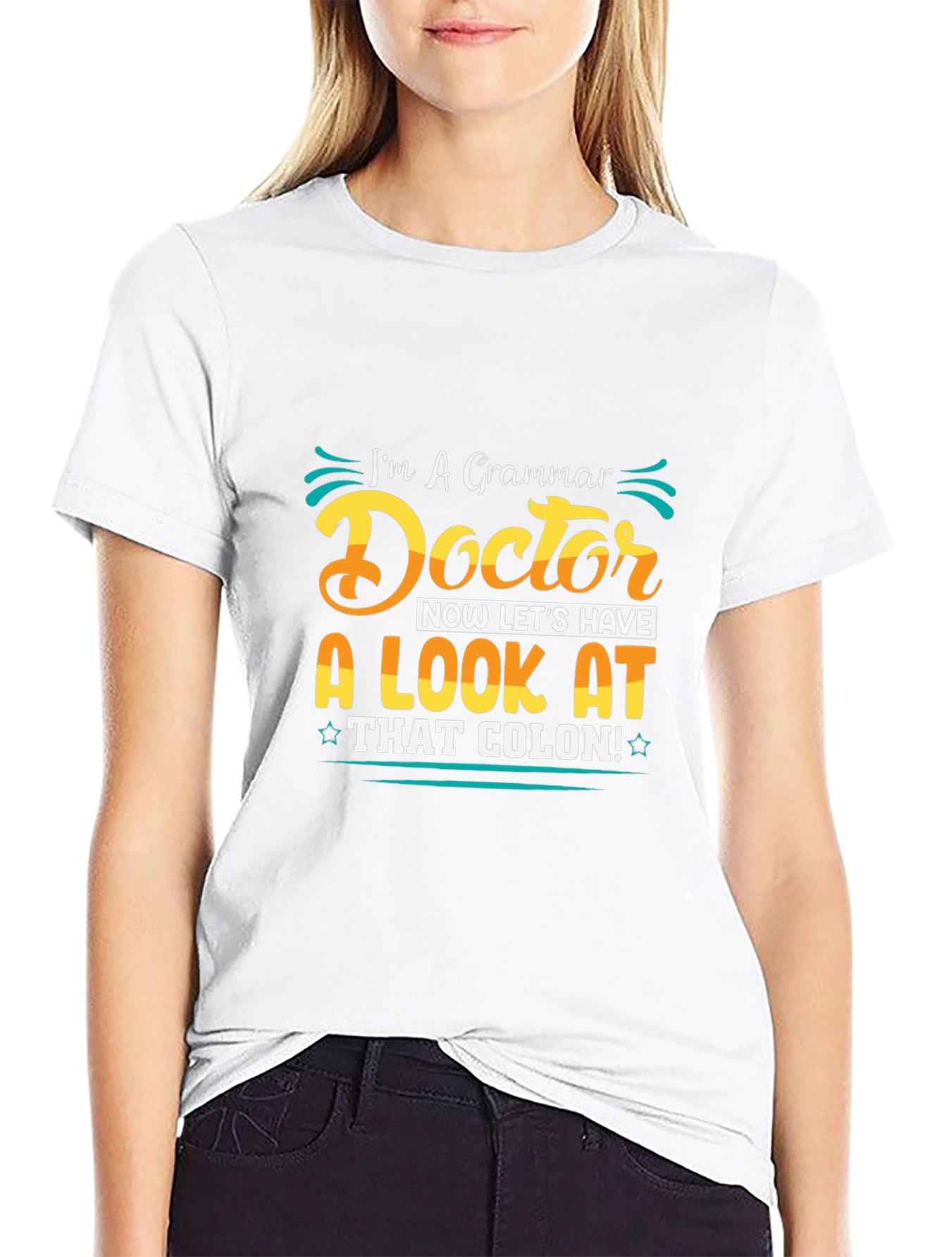 Grammar Doctor Funny Graphic T-Shirt