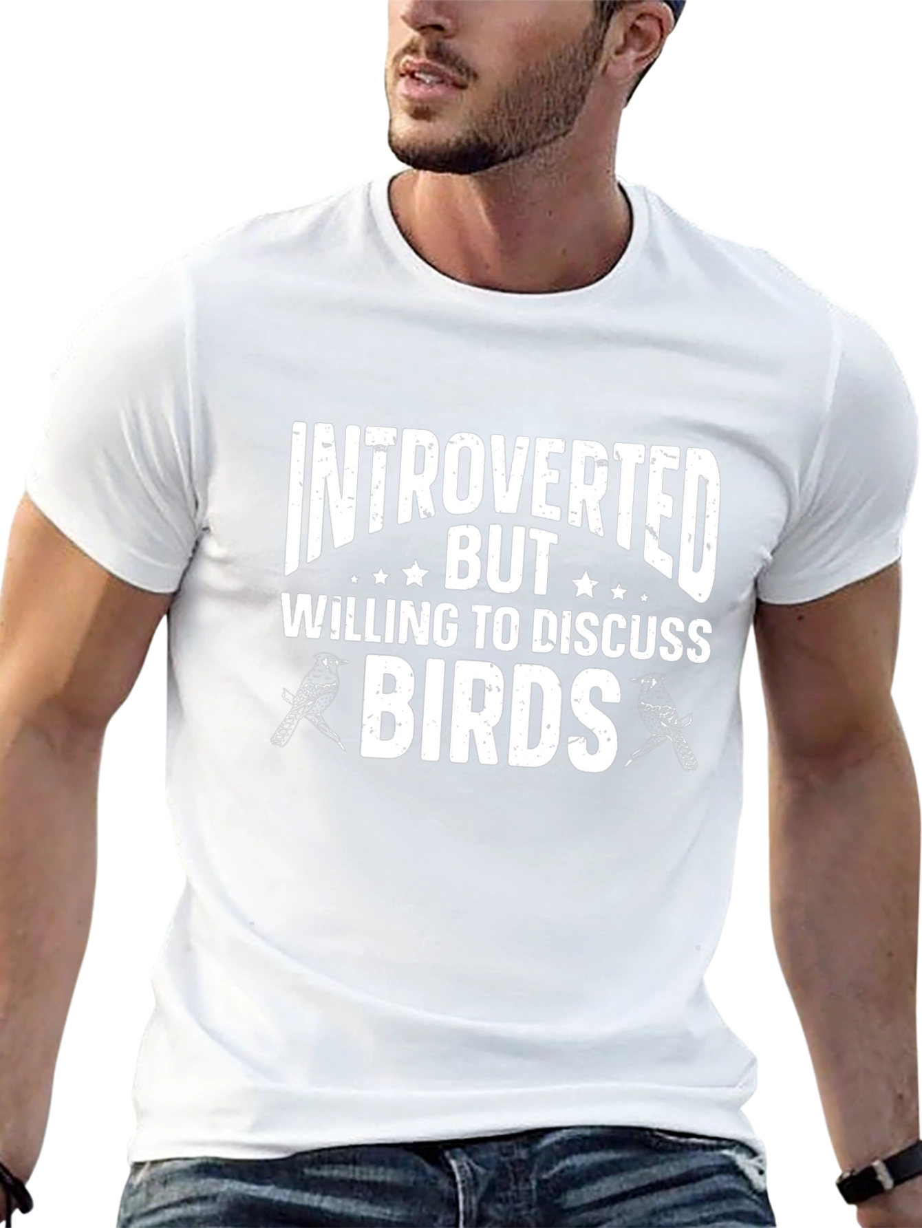 Introverted Bird Lover Graphic Tee