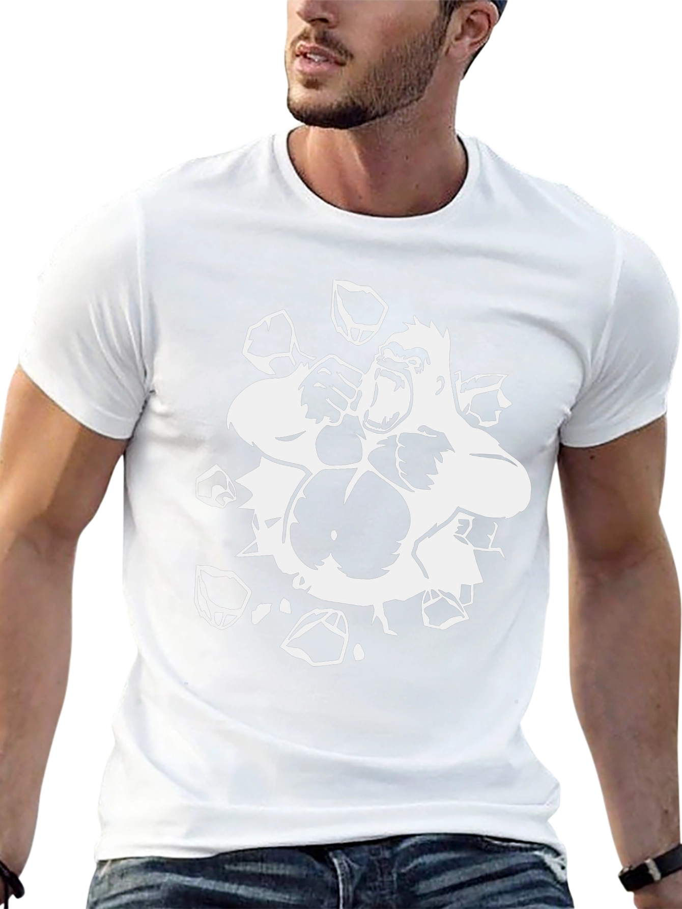 Gorilla Smash Black T-Shirt