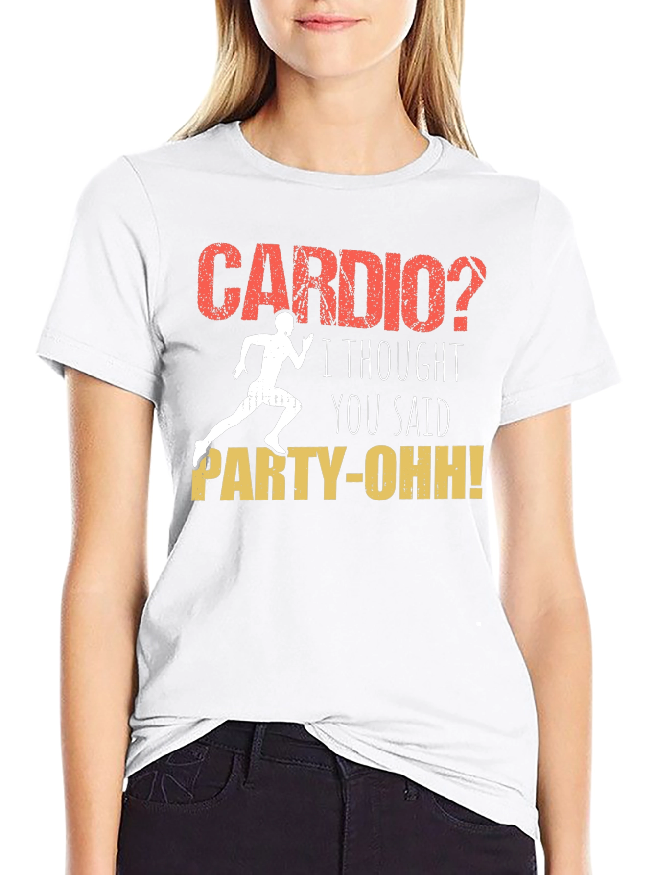Cardio? Party-Oh! Graphic T-Shirt