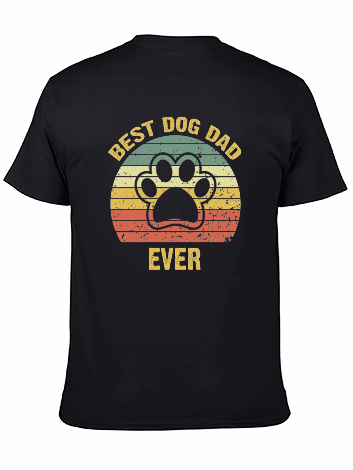 Best Dog Dad Ever Graphic T-Shirt