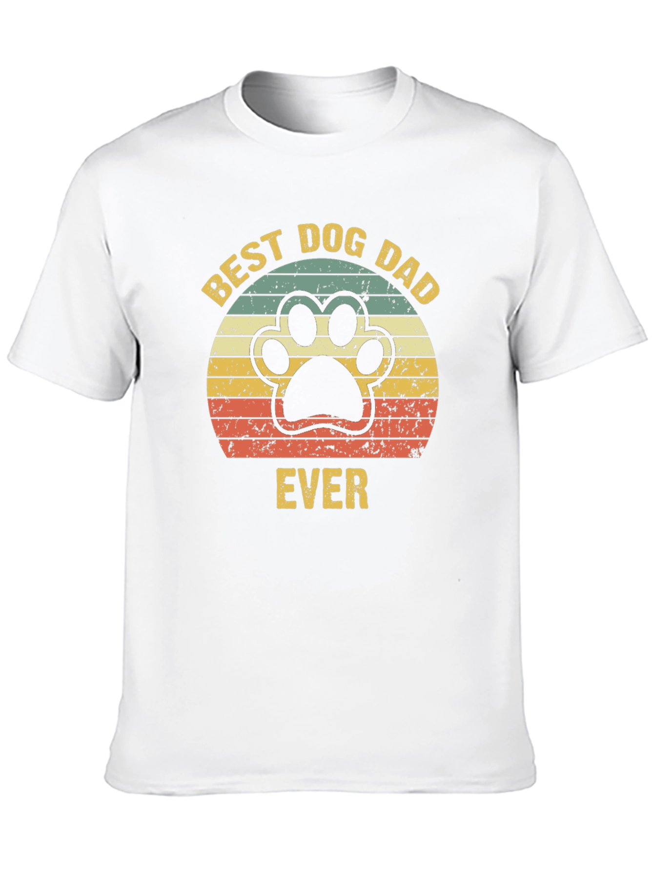 Best Dog Dad Ever Graphic T-Shirt