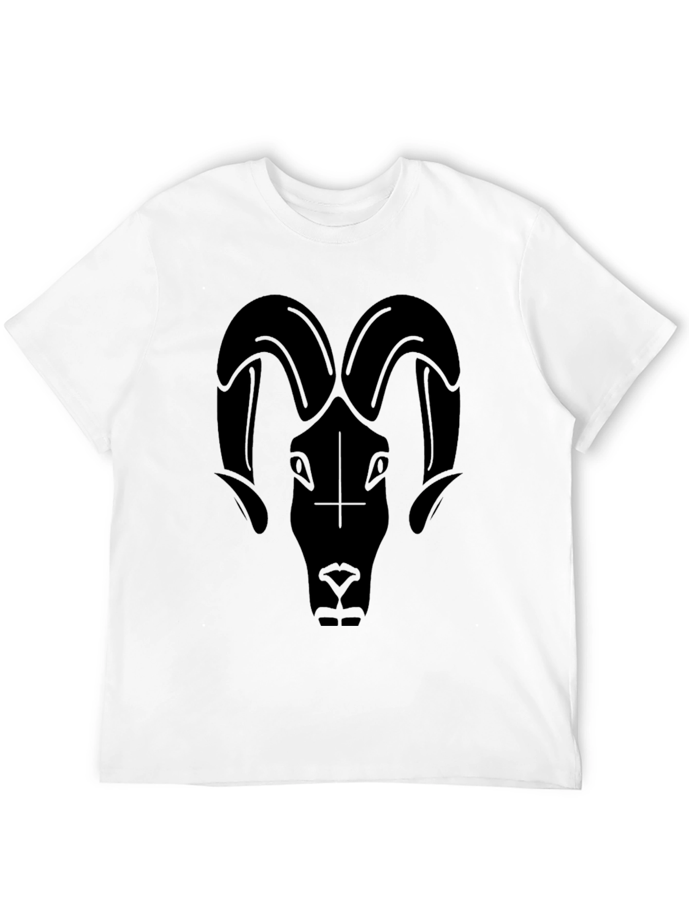 Black Ram Graphic Tee - Bold Statement Shirt