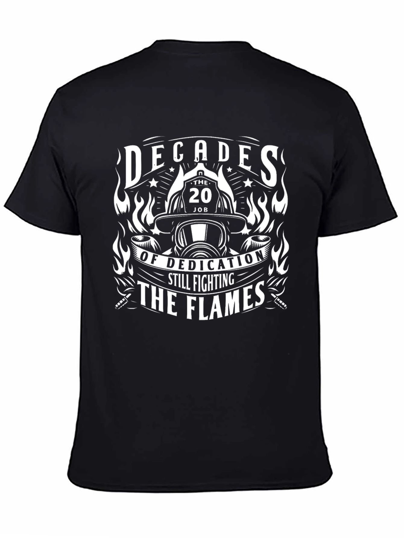 Firefighter Dedication T-Shirt - Still Fighting The Flames