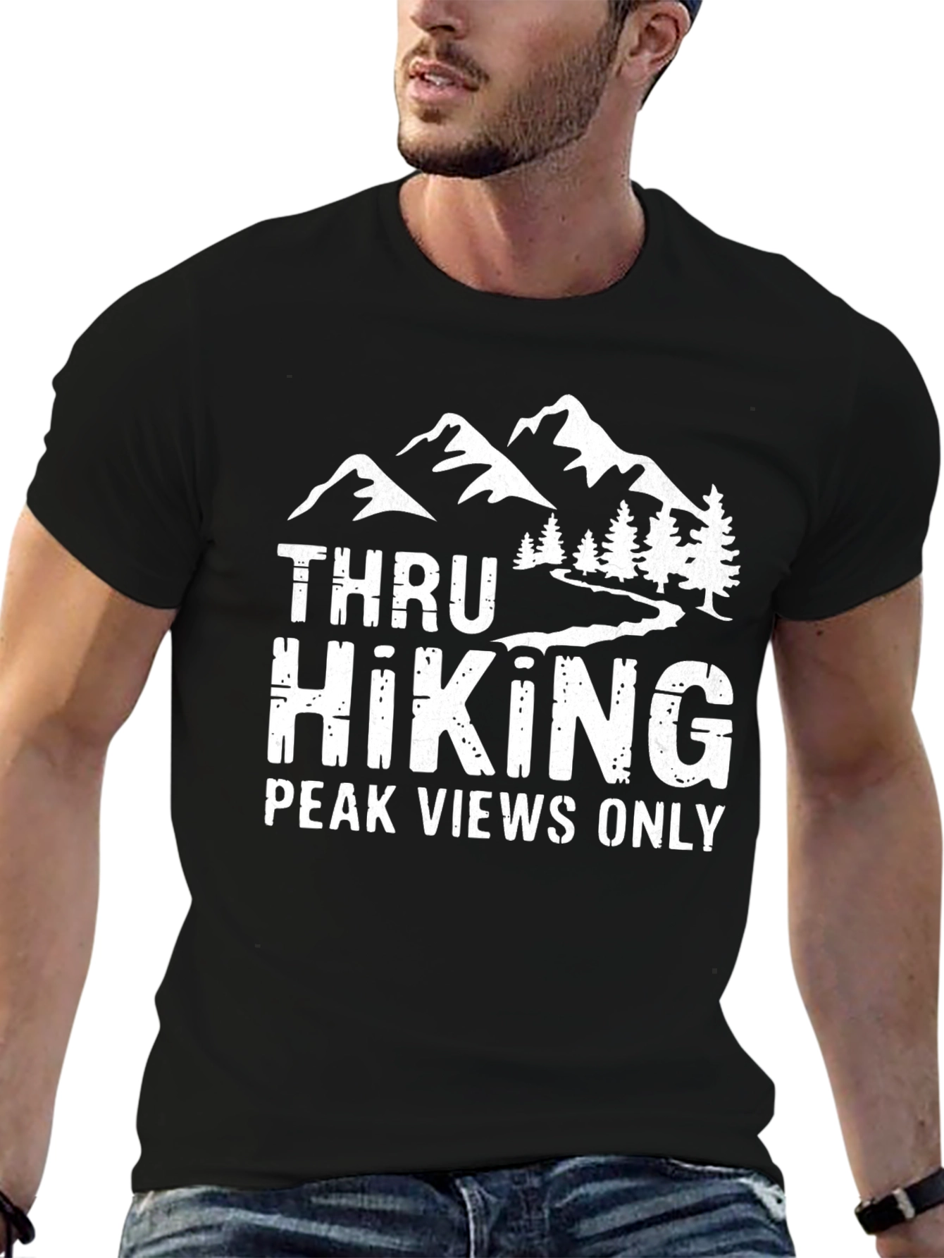 Thru Hiking Peak Views Only Tee