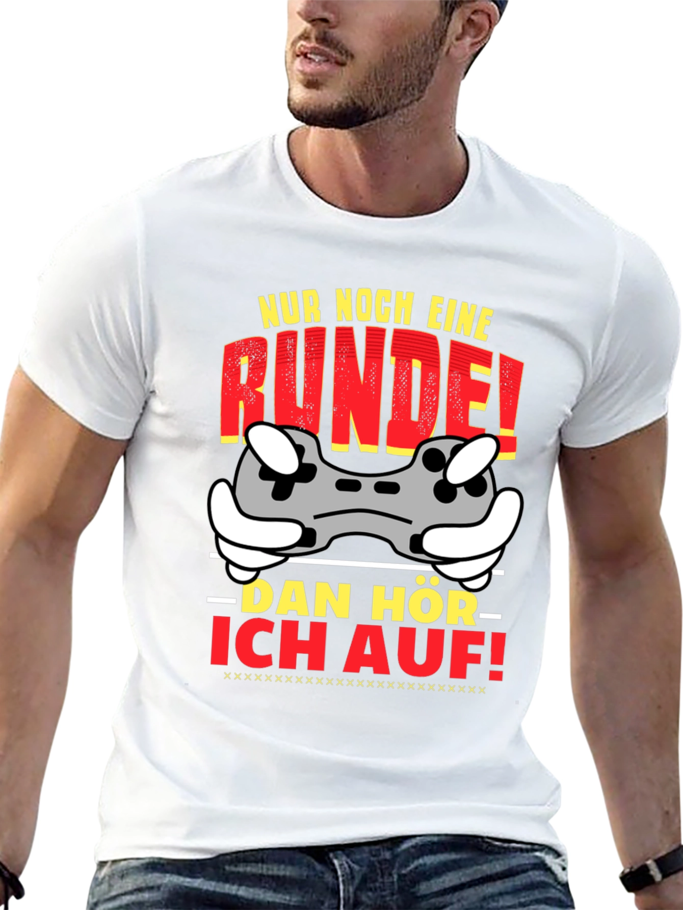 Gamer T-Shirt - Nur Noch Eine Runde!