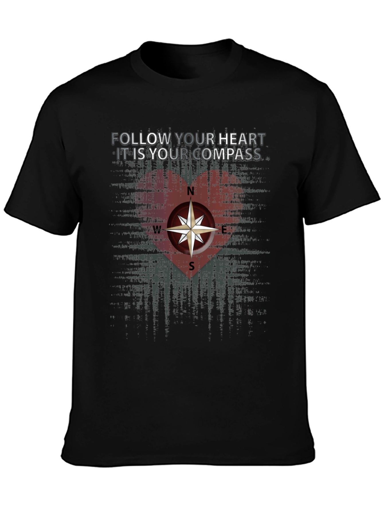 Follow Your Heart Compass Graphic Tee