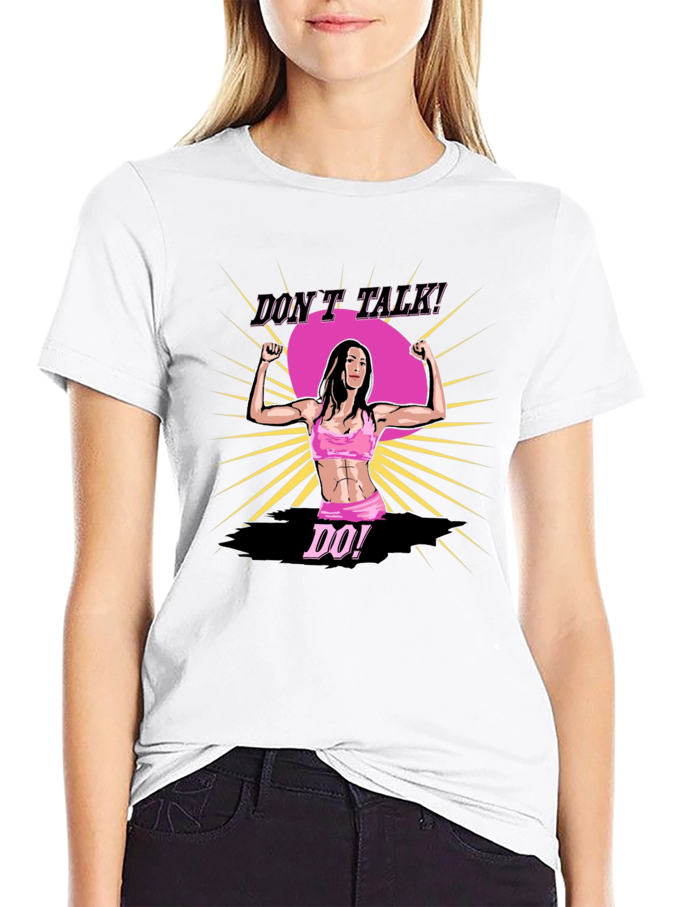 Dont Talk Do! Fitness Graphic T-Shirt