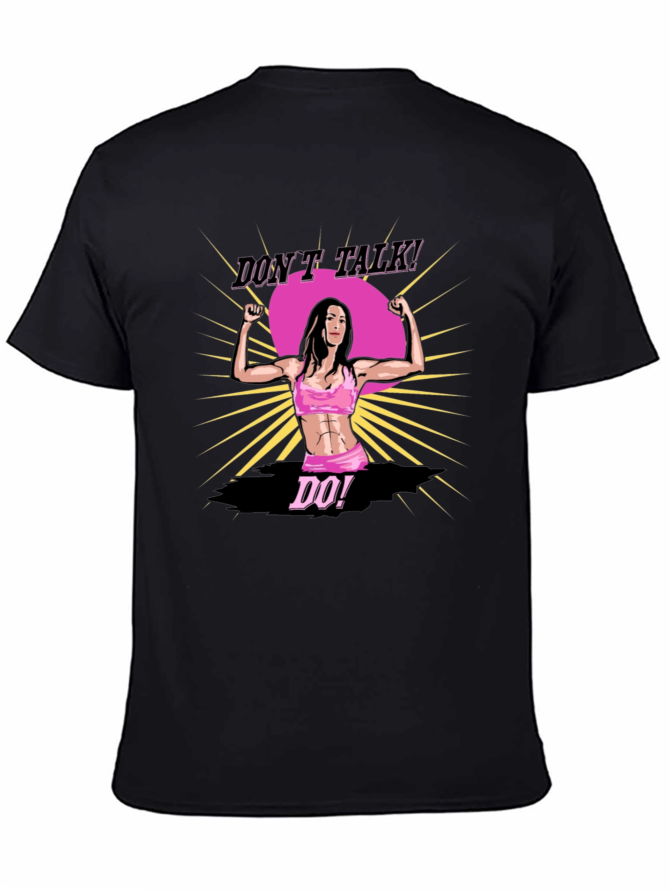 Dont Talk Do! Fitness Graphic T-Shirt
