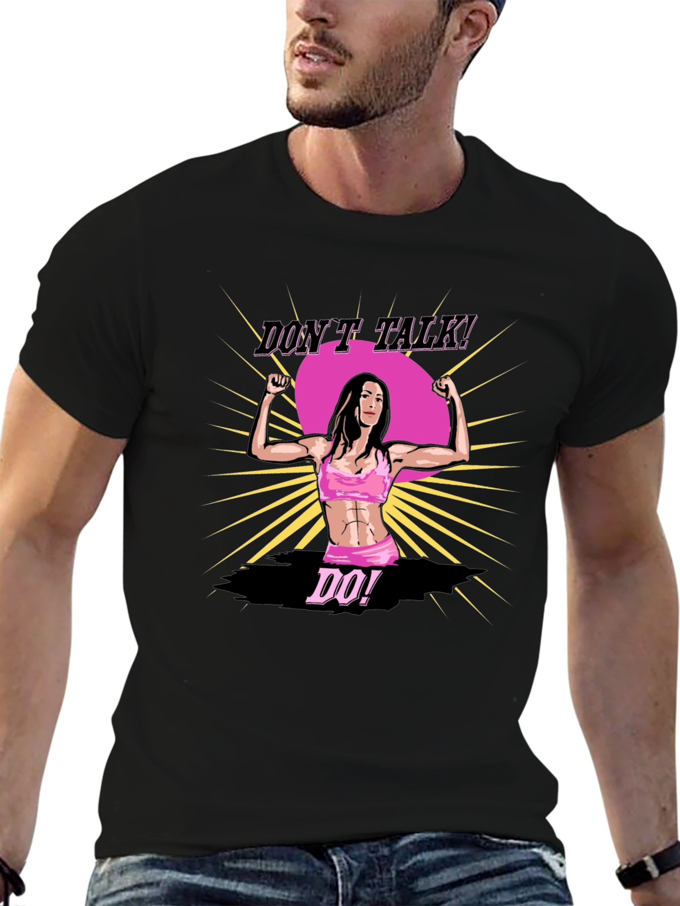 Dont Talk Do! Fitness Graphic T-Shirt