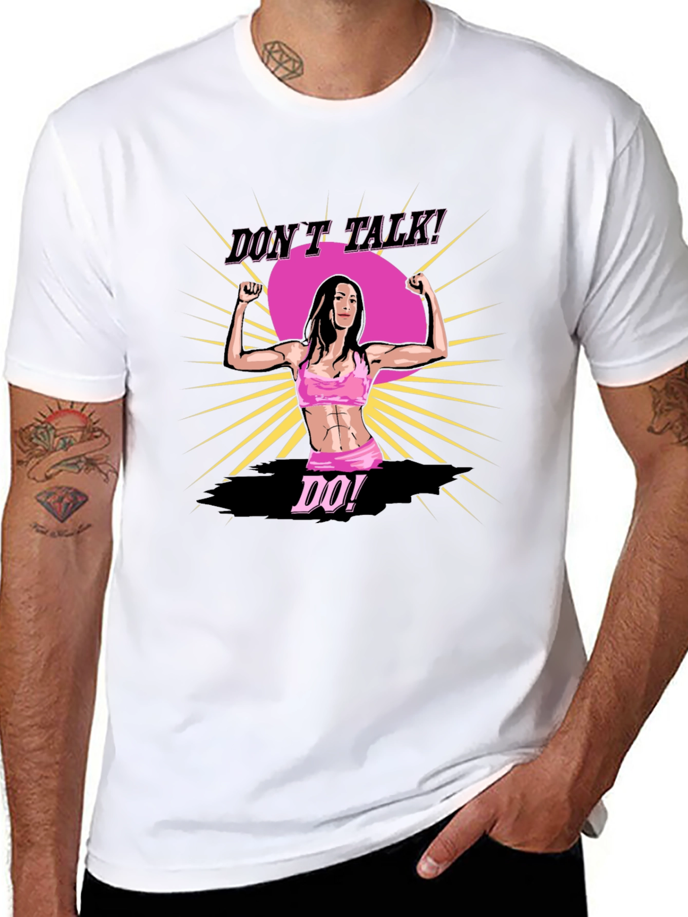 Dont Talk Do! Fitness Graphic T-Shirt