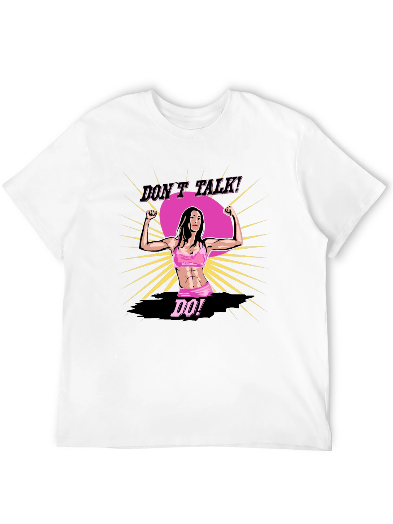 Dont Talk Do! Fitness Graphic T-Shirt
