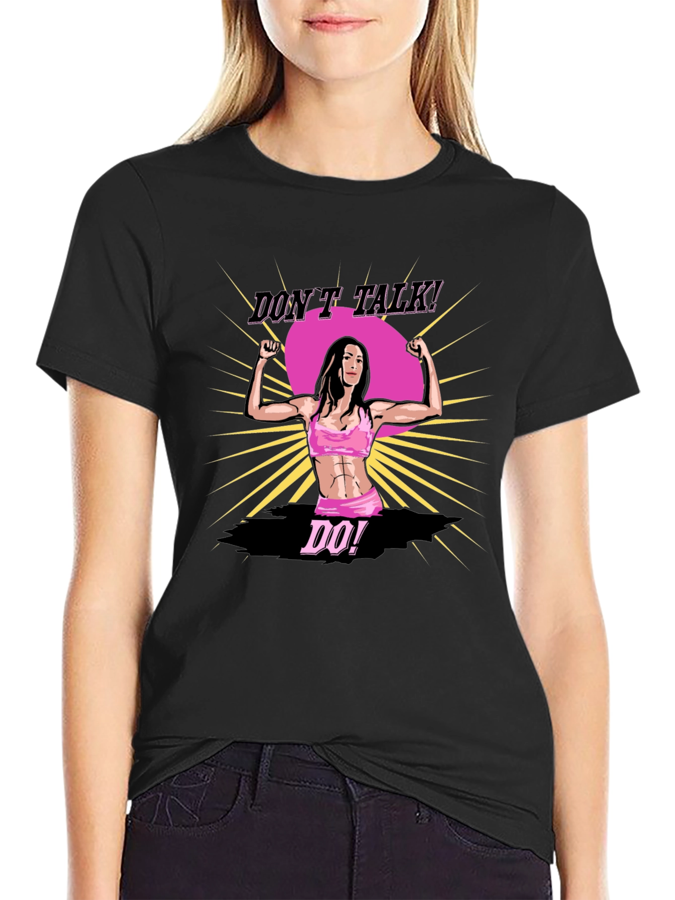 Dont Talk Do! Fitness Graphic T-Shirt