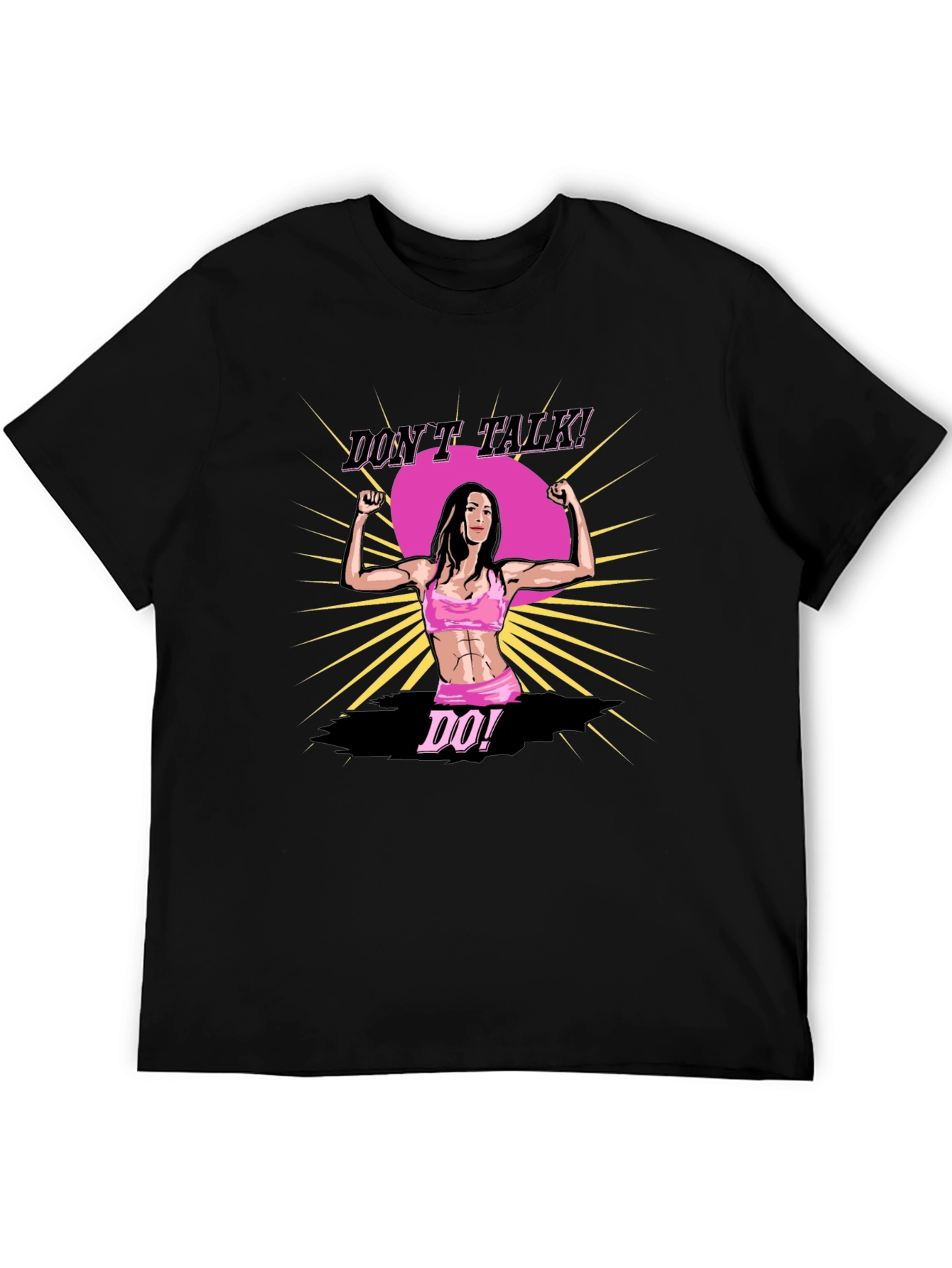 Dont Talk Do! Fitness Graphic T-Shirt