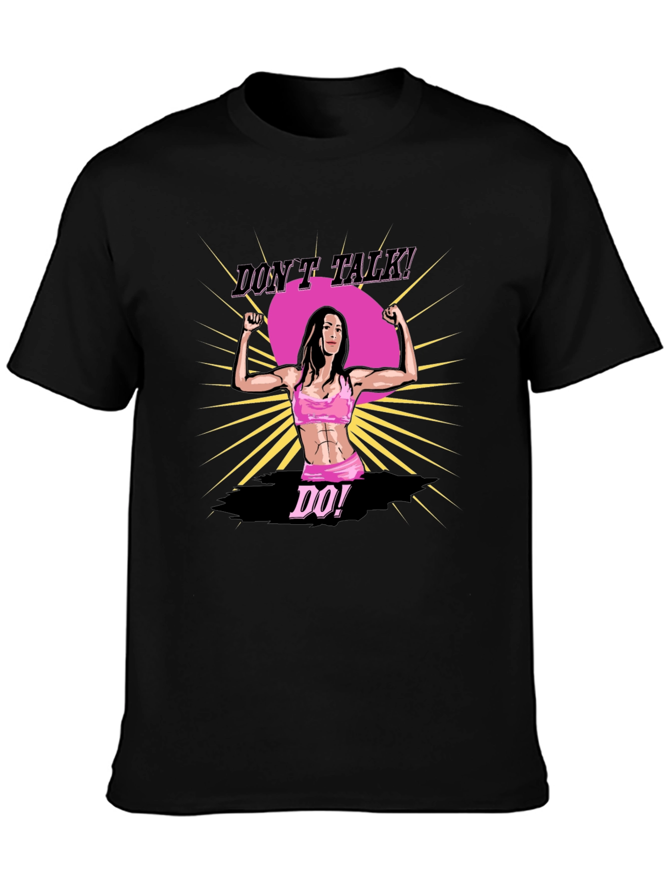 Dont Talk Do! Fitness Graphic T-Shirt