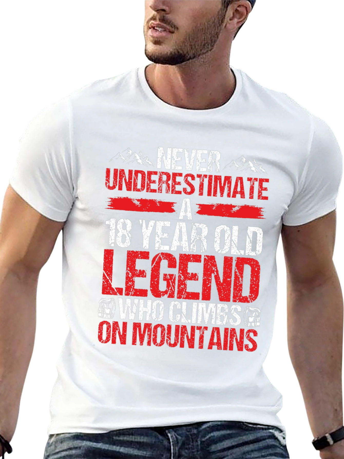 18 Year Old Legend Who Climbs On Mountains T-Shirt