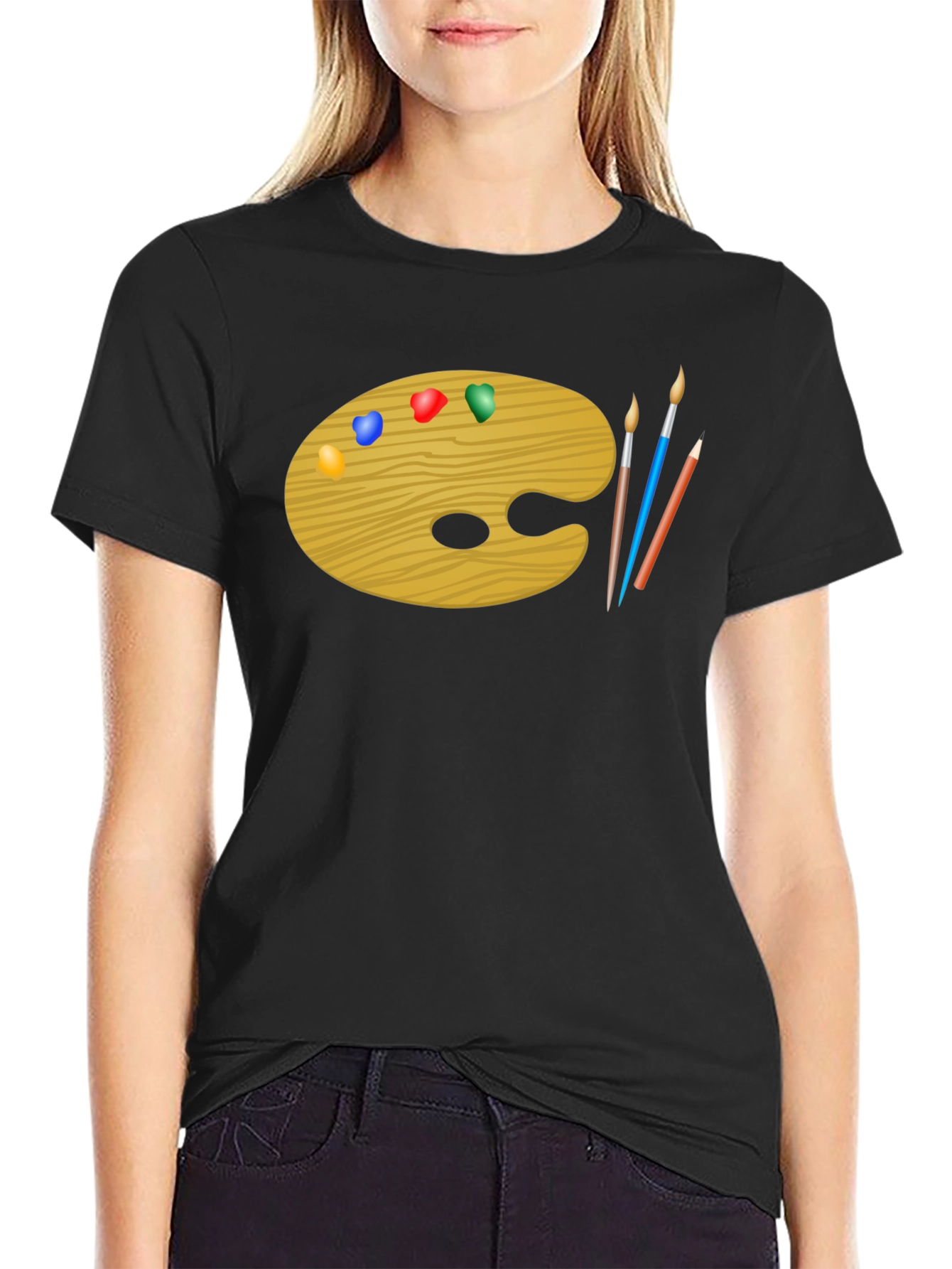 Artist Palette Graphic Tee - Painter T-Shirt