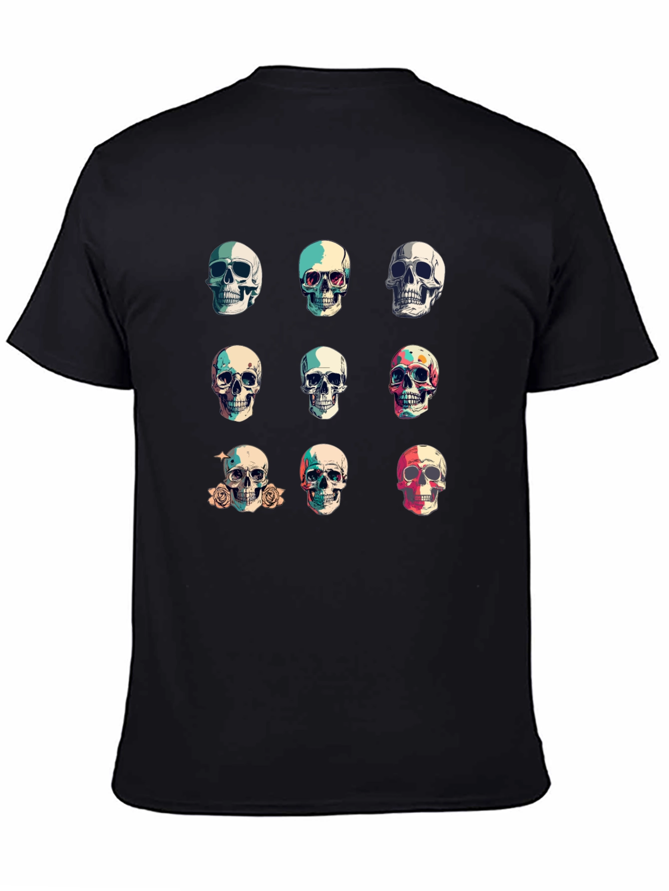 Skull Graphic Tee - Stylish Dark Fashion