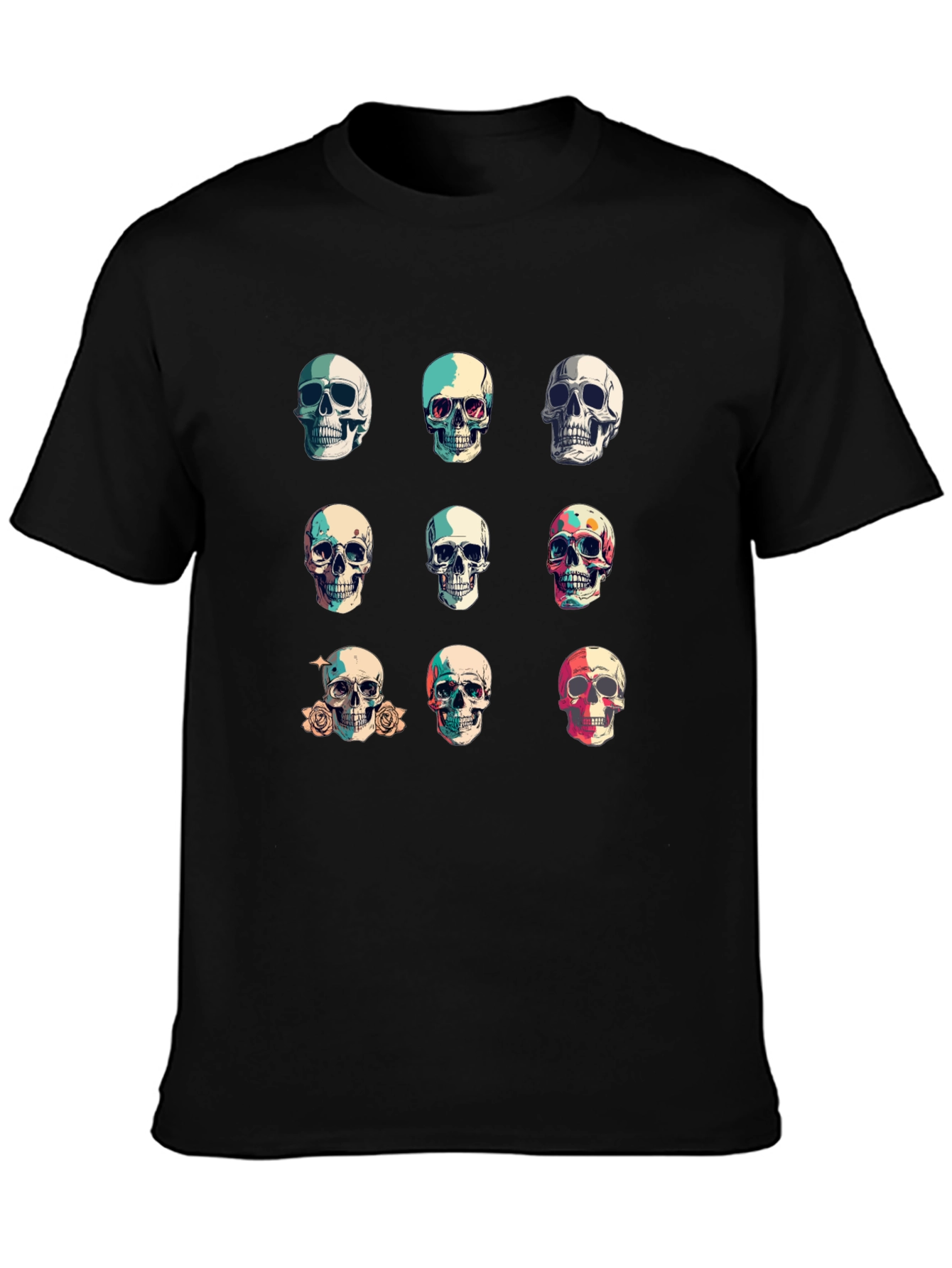 Skull Graphic Tee - Stylish Dark Fashion