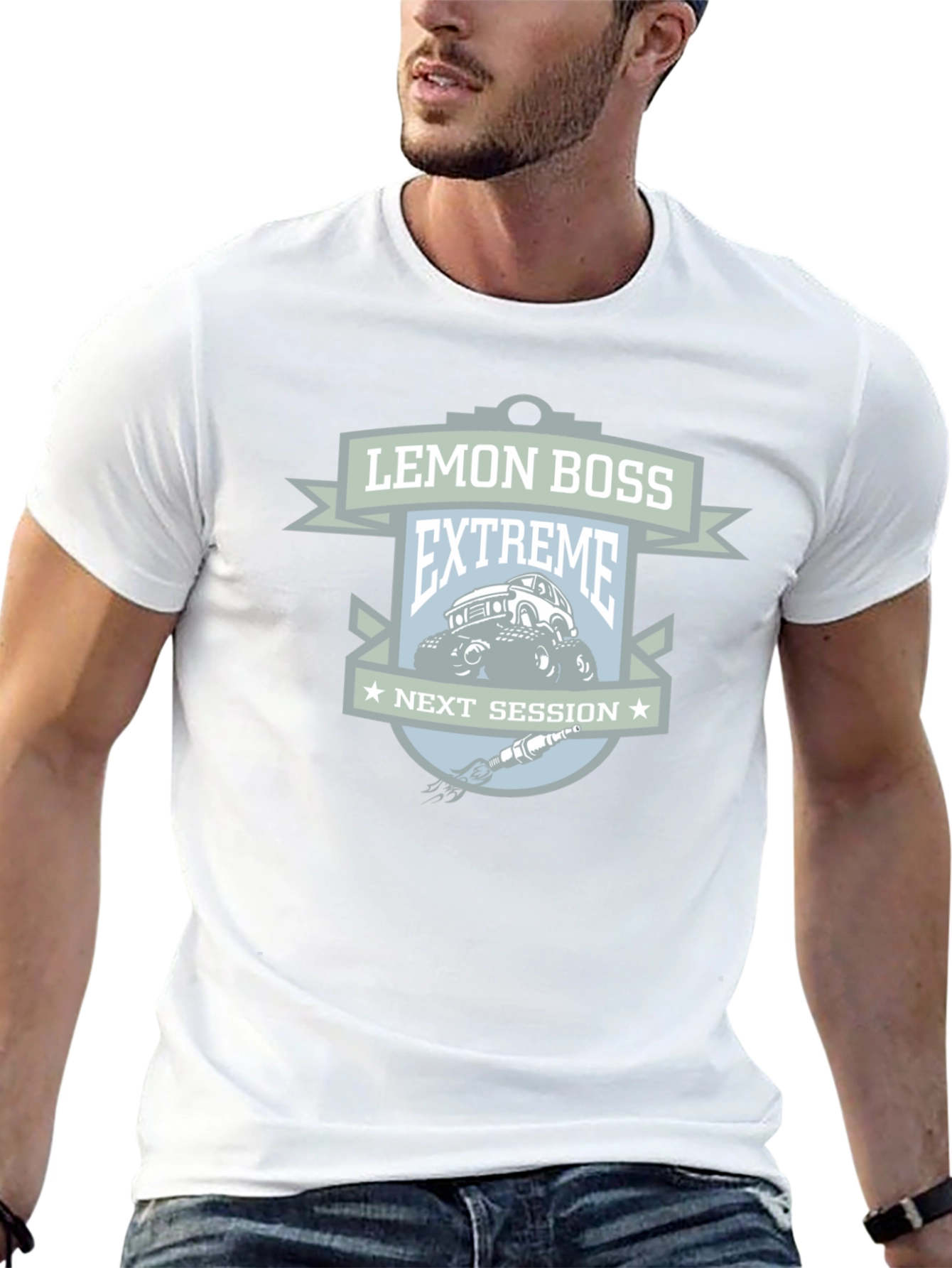 Lemon Boss Extreme Next Session Black Graphic T-Shirt