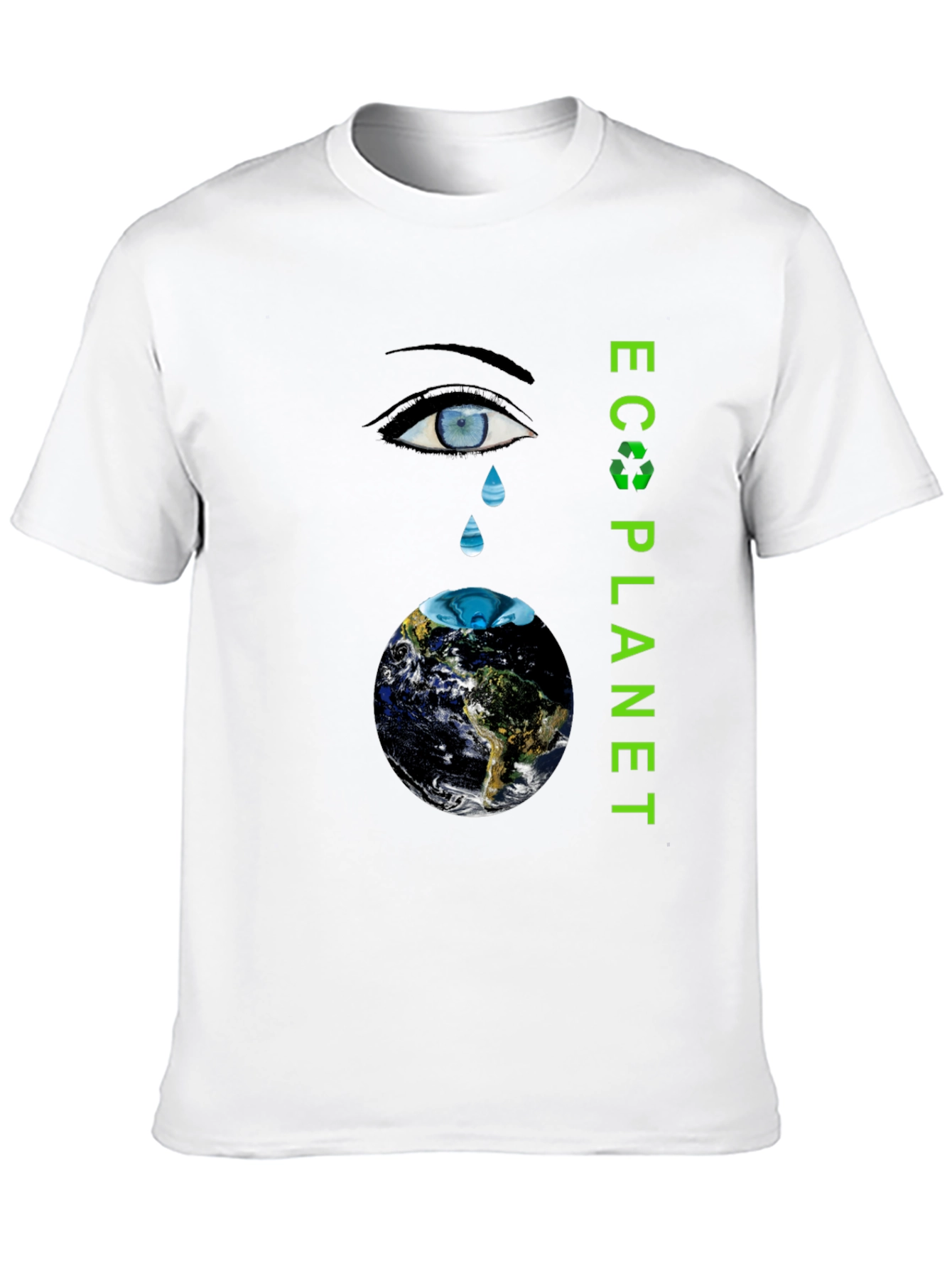 Eco Planet Graphic T-Shirt - Save Earth