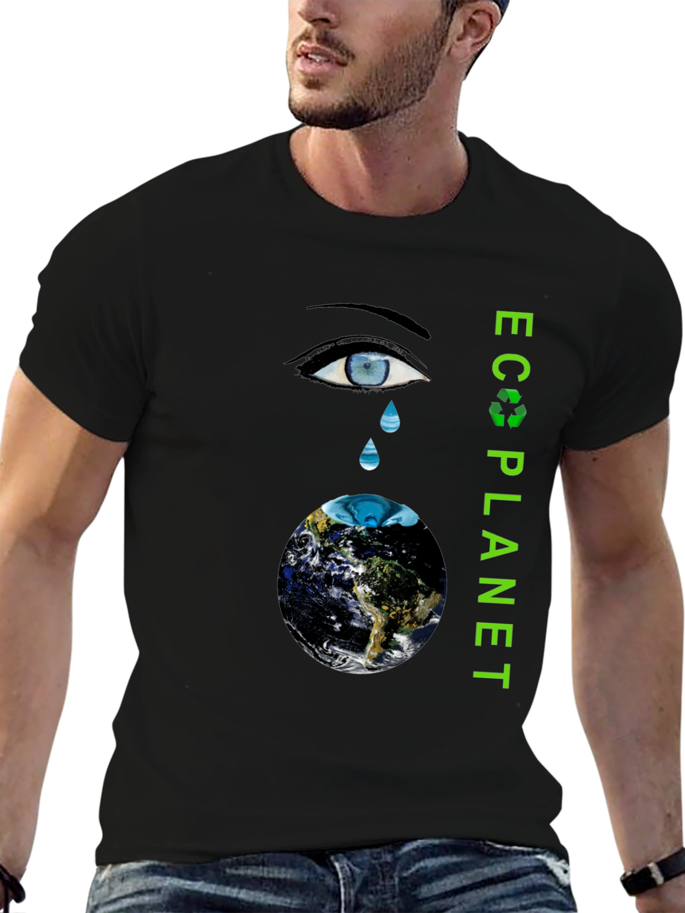 Eco Planet Graphic T-Shirt - Save Earth