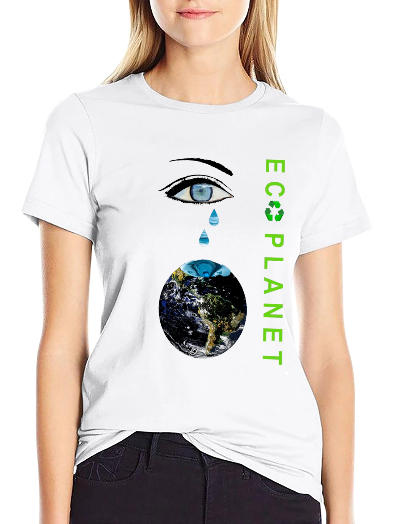 Eco Planet Graphic T-Shirt - Save Earth